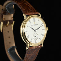 VACHERON CONSTANTIN | Patrimony 92238, Oro giallo 18 kt. 34 mm. Carica manuale Ref. 92238 Scatola e Garanzia Anni ‘90