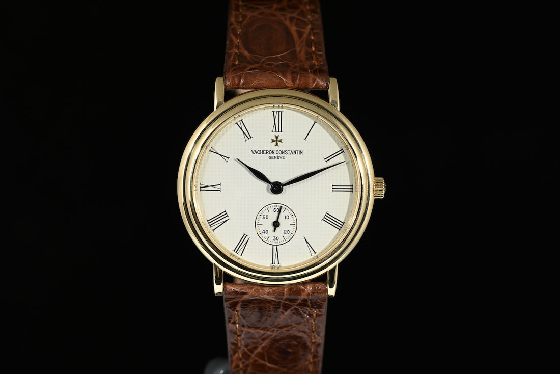 VACHERON CONSTANTIN | Patrimony 92238, Oro giallo 18 kt. 34 mm. Carica manuale Ref. 92238 Scatola e Garanzia Anni ‘90