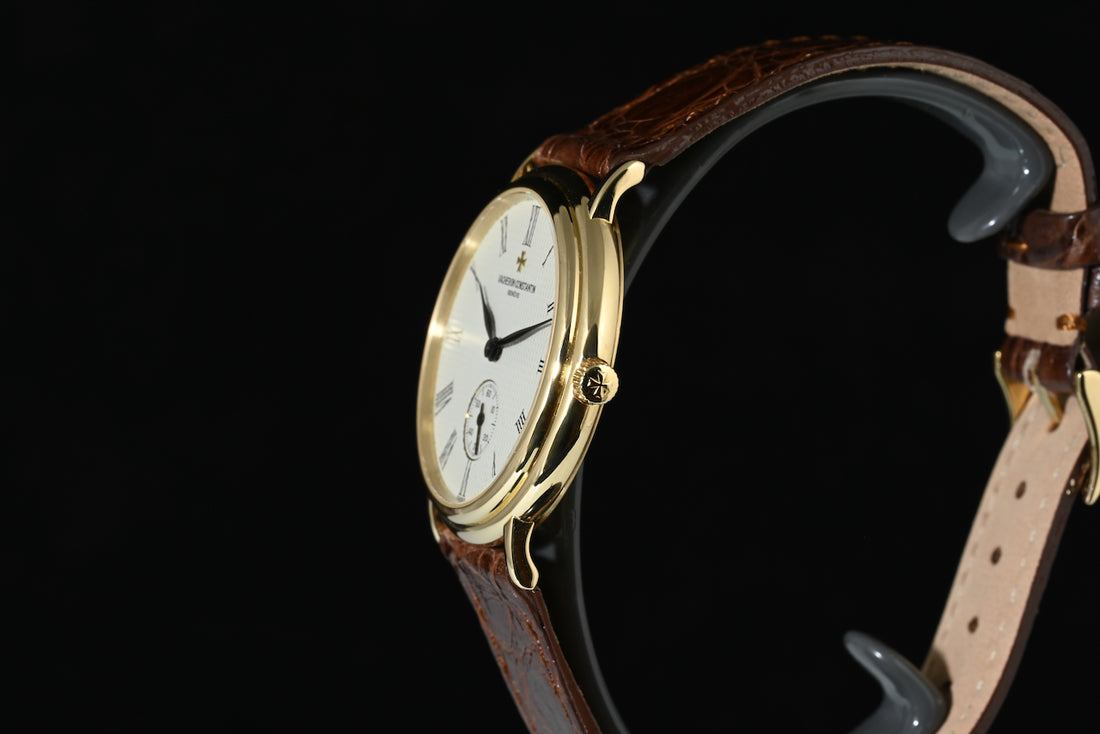 VACHERON CONSTANTIN | Patrimony 92238, Oro giallo 18 kt. 34 mm. Carica manuale Ref. 92238 Scatola e Garanzia Anni ‘90