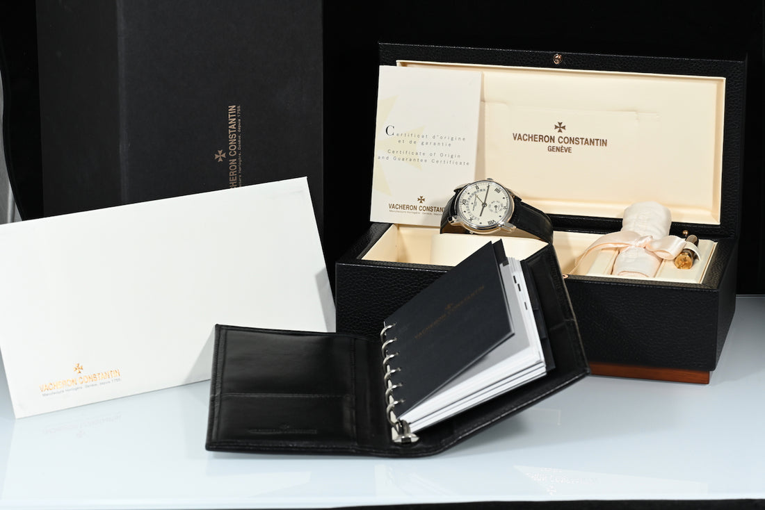 VACHERON CONSTANTIN | Patrimony 31-day Retrograde Ref. 47245 White gold, Box and Papers 2005