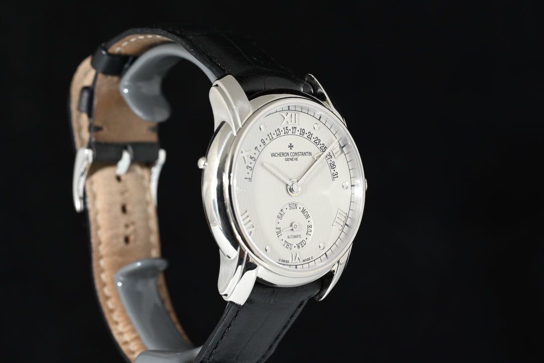 VACHERON CONSTANTIN | Patrimony 31-day Retrograde Ref. 47245 White gold, Box and Papers 2005