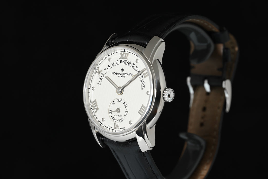 VACHERON CONSTANTIN | Patrimony 31-day Retrograde Ref. 47245 White gold, Box and Papers 2005