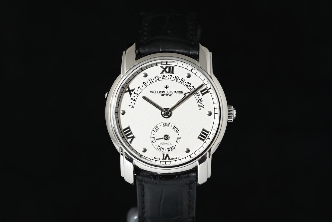 VACHERON CONSTANTIN | Patrimony 31-day Retrograde Ref. 47245 White gold, Box and Papers 2005