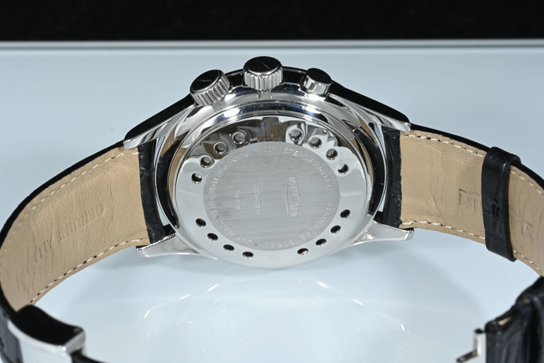 Vulcain | Aviator Certified Cricket GMT Mechanical Alarm - Alarm Clock | Steel Ref. 100108.028 Vulcain Box 2014