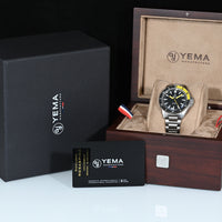 YEMA | NAVYGRAF CMM.10 39 mm. Ref. 21.14.36.SN.M | LIKE NEW | Box and Warranty July 2026