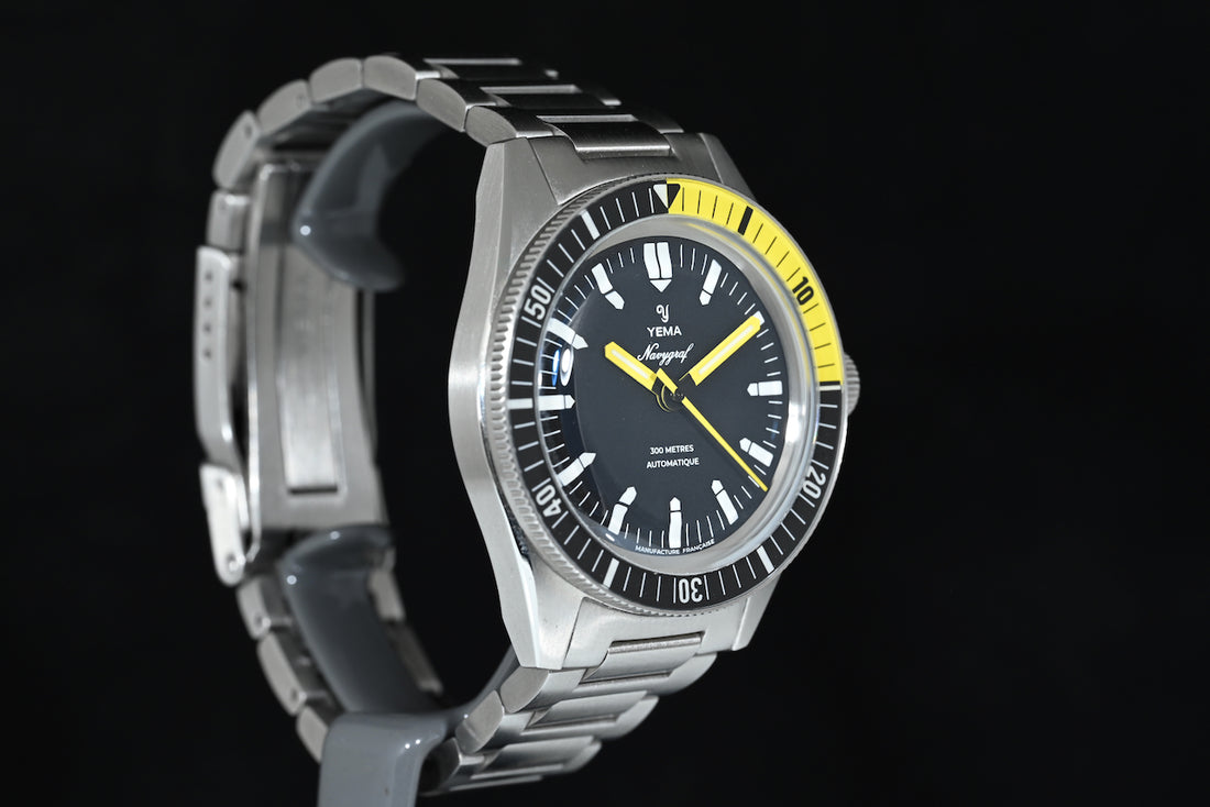 YEMA | NAVYGRAF CMM.10 39 mm. Ref. 21.14.36.SN.M | LIKE NEW | Box and Warranty July 2026