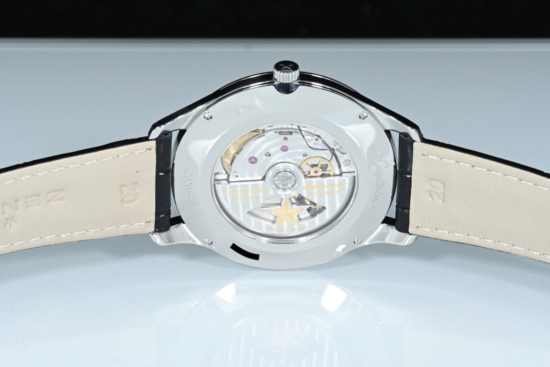 ZENITH | CAPTAIN ELITE Central second Automatic, Acciaio, 40 mm. Ref. 03.2020.670