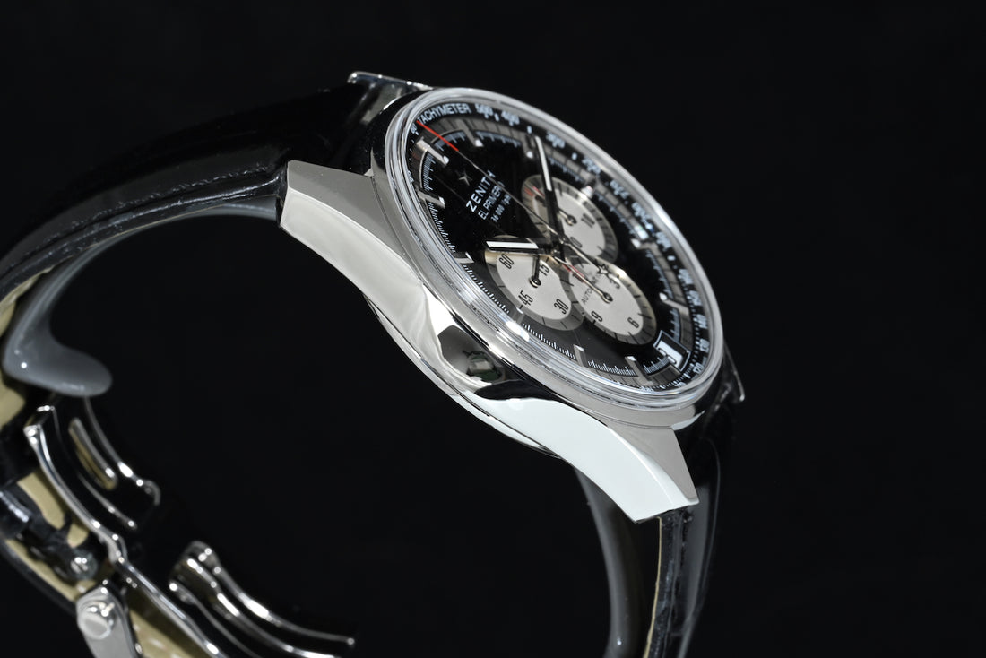 ZENITH | El Primero Automatic 36,000 VPH Black dial, 42 mm. Box and Papers, 2014
