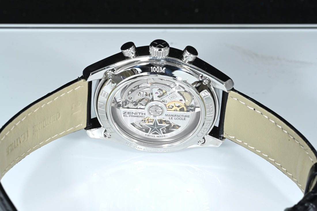 ZENITH | El Primero Automatic 36,000 VPH Black dial, 42 mm. Box and Papers, 2014