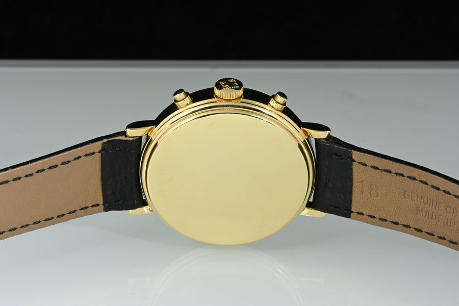ZENITH | Tricompax 146 HP Chronograph  Oro giallo 18 Kt. Carica manuale Anni '90, 37 mm.