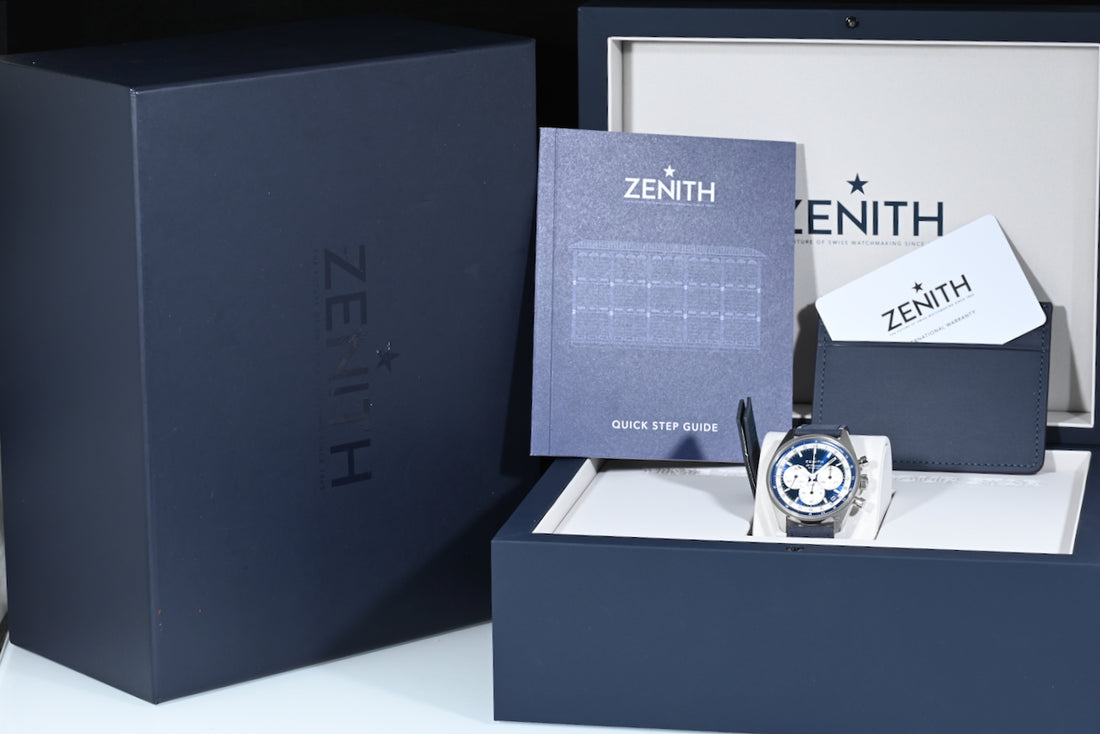 ZENITH | CHRONOMASTER ORIGINAL Boutique edition Blue dial NUOVO Scatola e Garanzia, 09/2025