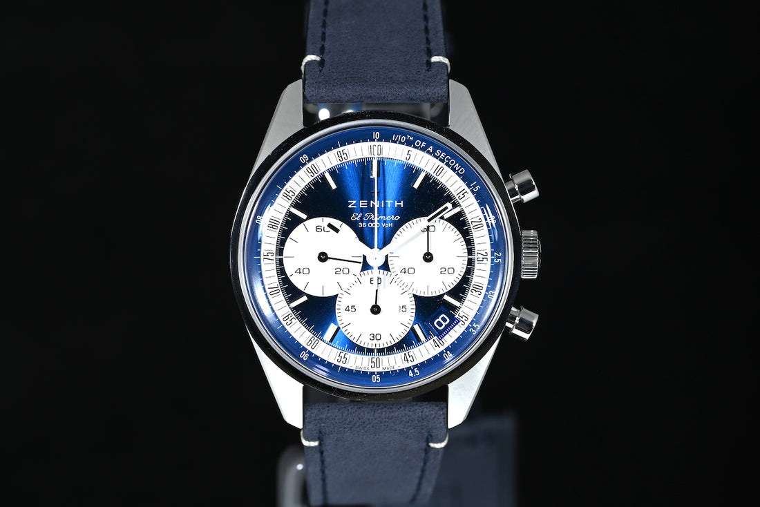 ZENITH | CHRONOMASTER ORIGINAL Boutique edition Blue dial NUOVO Scatola e Garanzia, 09/2025