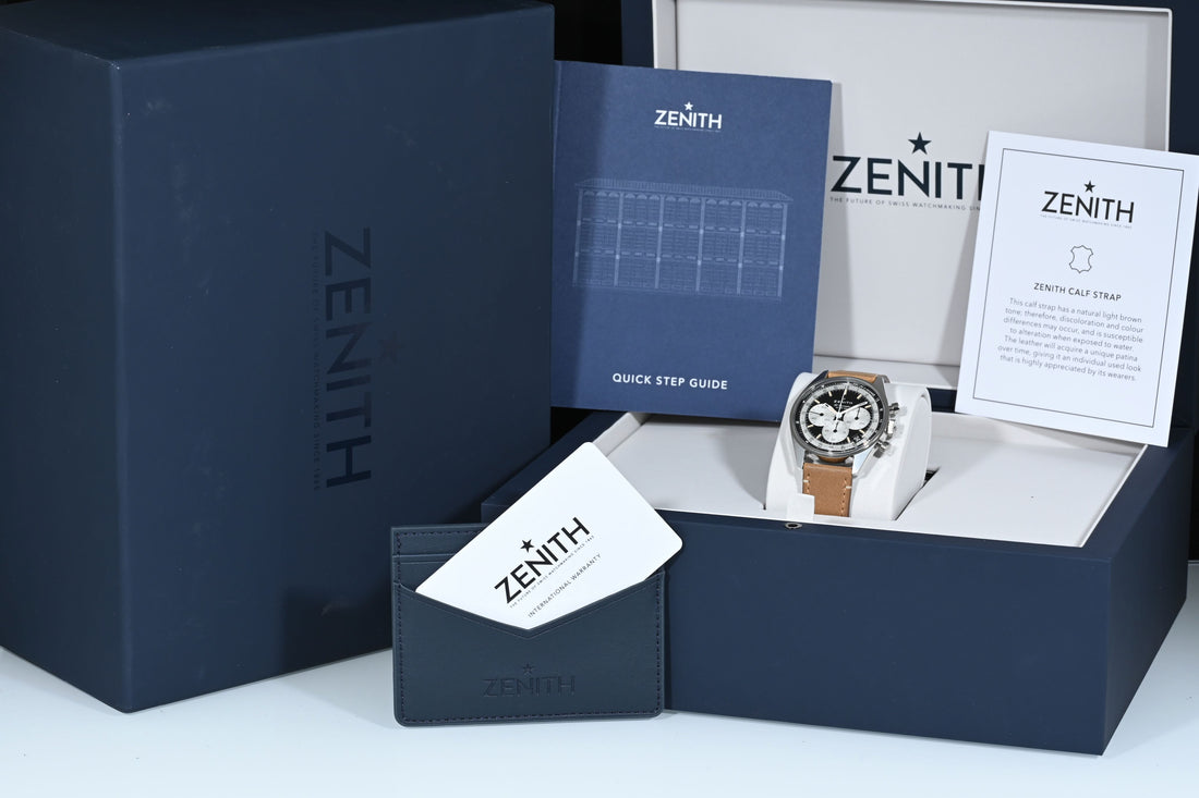 ZENITH | CHRONOMASTER ORIGINAL, 38mm Acciaio | Scatola e Garanzia, 12/2025 | Indossato una volta