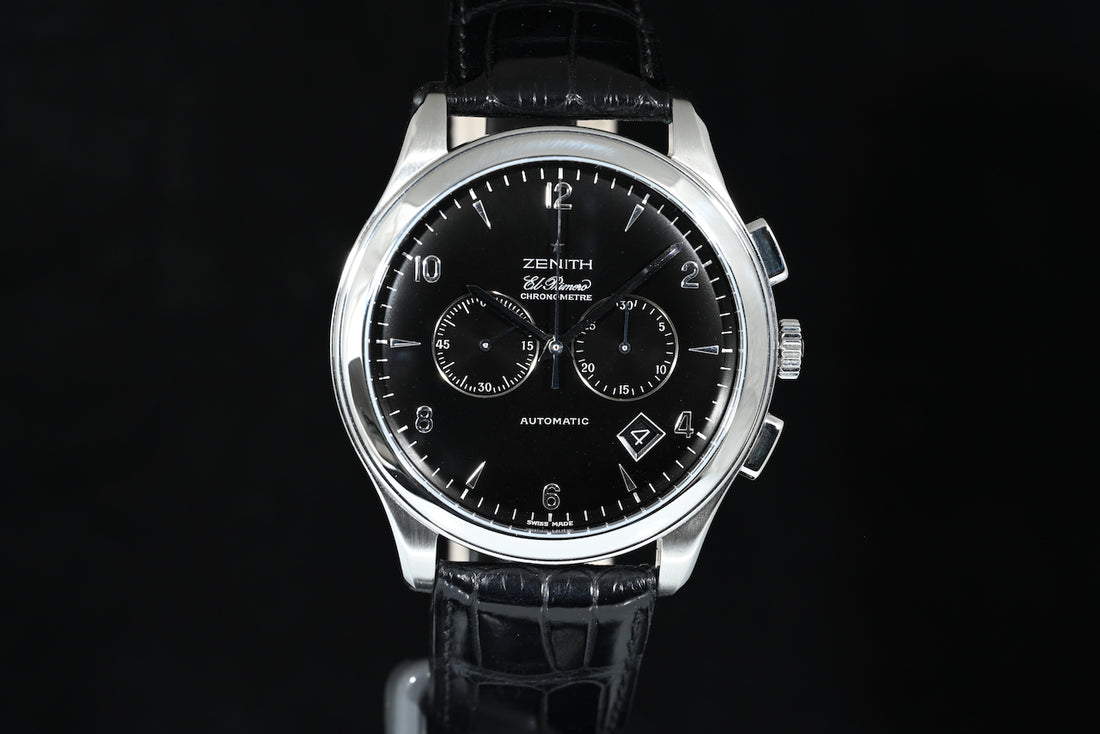 ZENITH | El Primero Chronometer Automatic Chronograph Ref. 03.0520.4002 Zenith box and papers, 2004 steel 44 mm.