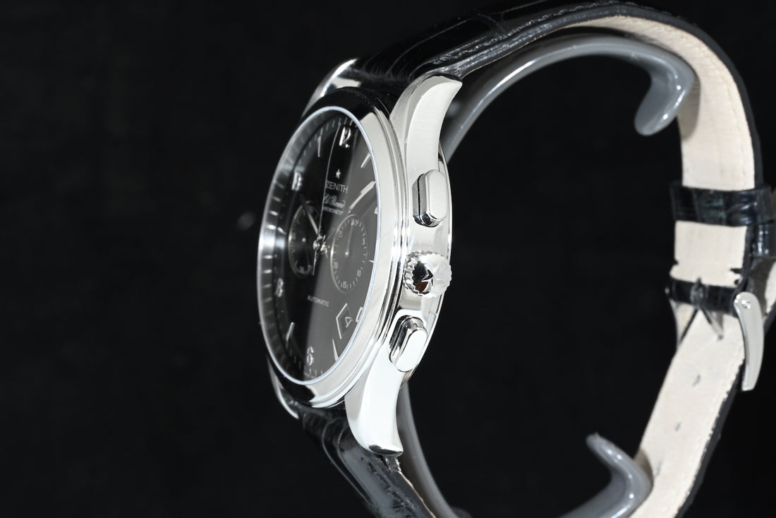 ZENITH | El Primero Chronometer Automatic Chronograph Ref. 03.0520.4002 Zenith box and papers, 2004 steel 44 mm.