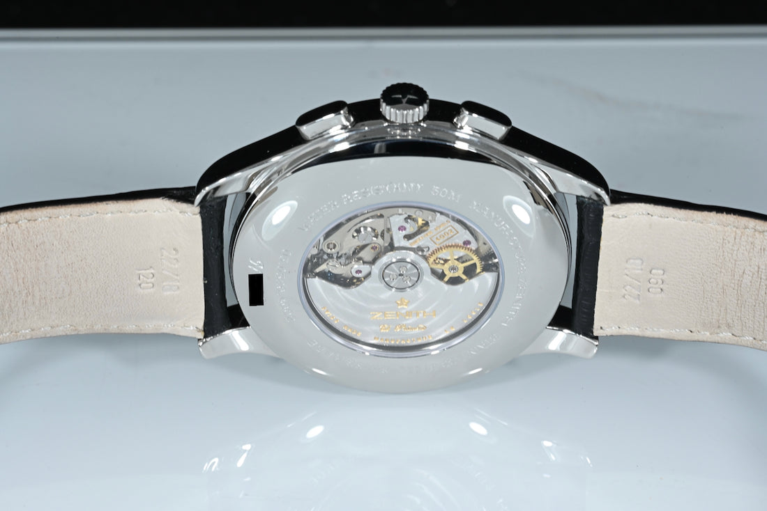 ZENITH | El Primero Chronometer Automatic Chronograph Ref. 03.0520.4002 Zenith box and papers, 2004 steel 44 mm.