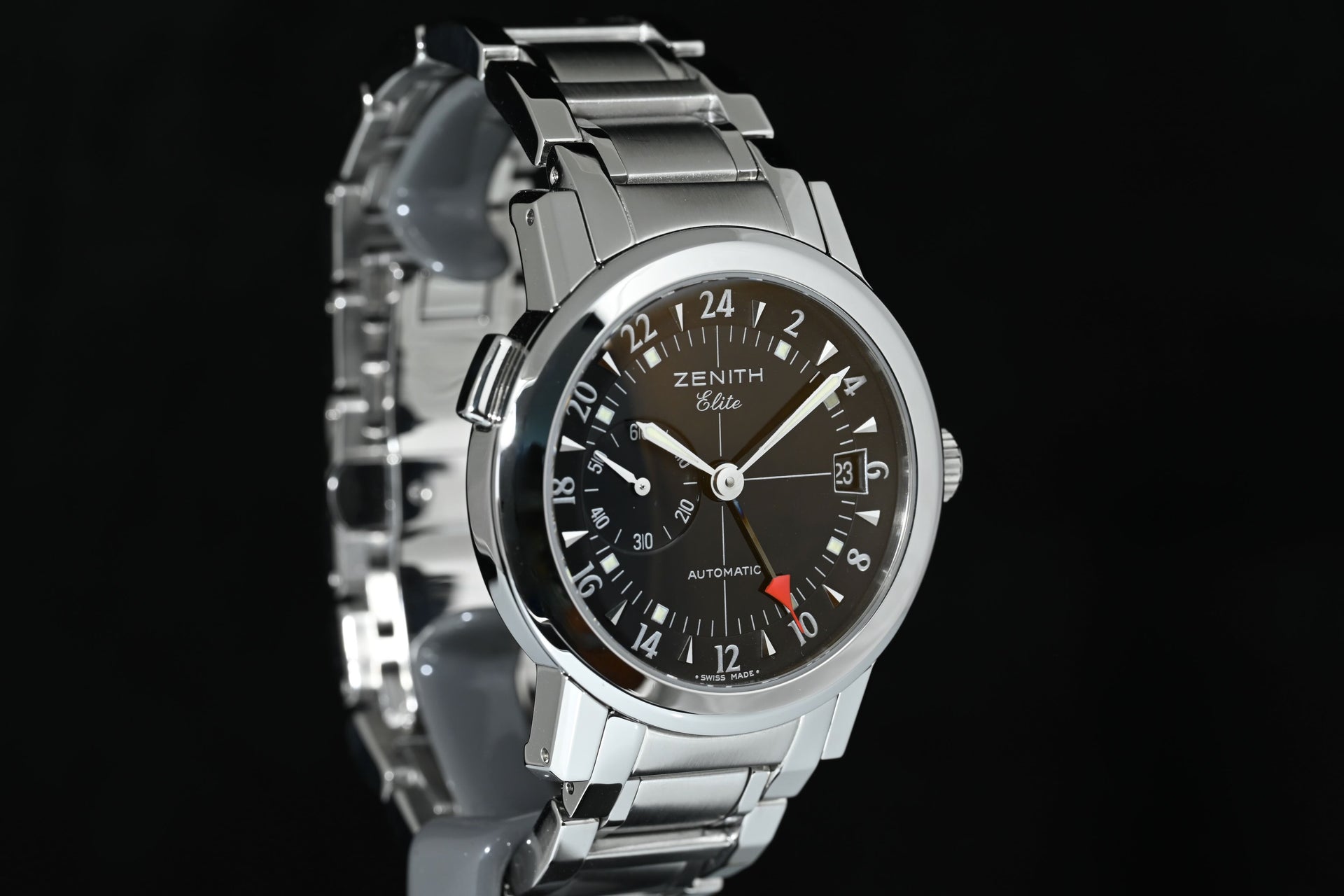 Zenith Port Royal V ELITE Dual Time Automatic, 38 Steel