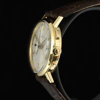 Zenith | STELLINA Chronograph watch 1960s 35 mm. Manual wind, Yellow gold