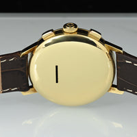 Zenith | STELLINA Chronograph watch 1960s 35 mm. Manual wind, Yellow gold
